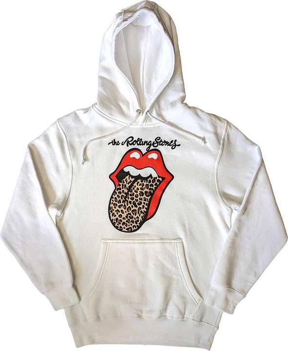 Immagine prodotto The Rolling Stones Leopard Tongue (Hoodie) (XL)