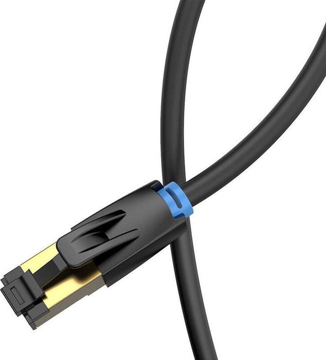 Actual product image Vention Category 8 SFTP Network Cable IKABJ 5m Black (S/FTP, CAT8.1, 5 m)