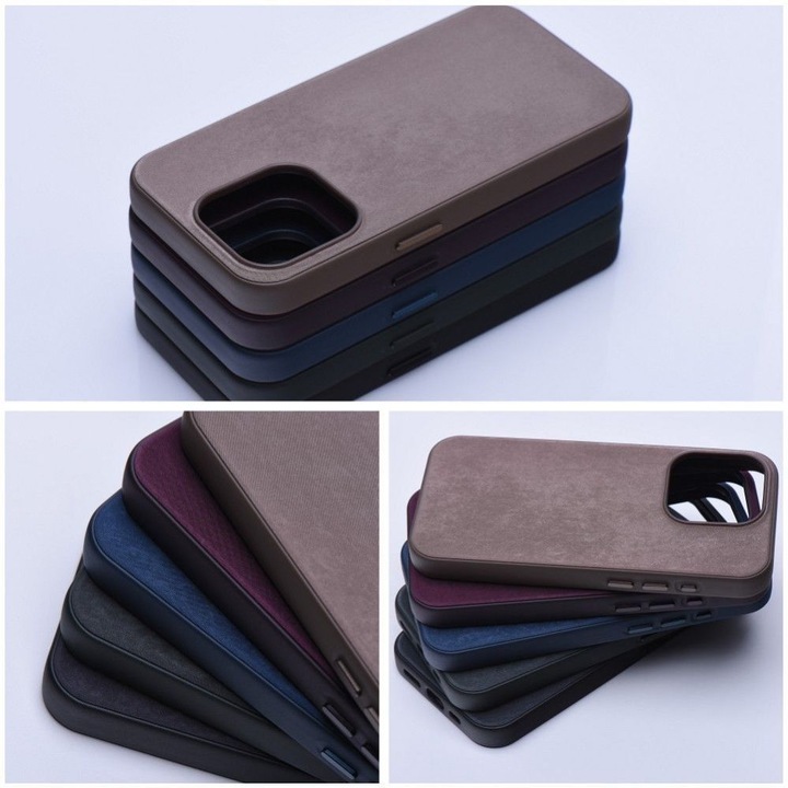 Actual product image OEM Back panel cover WOVEN MAG COVER case compatible with MagSafe for IPHONE 13 Pro Max green (Apple iPhone 13 Pro Max)