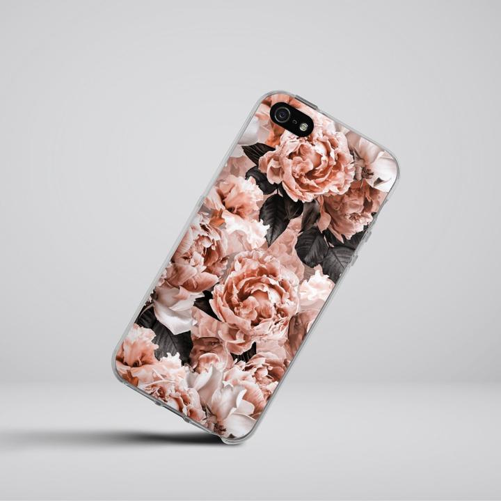 Produktbild DeinDesign Silikon Hülle für Apple iPhone 5 Handyhülle Case Smartphone Schutzhülle Blume Rose Vintage (Apple iPhone 5)