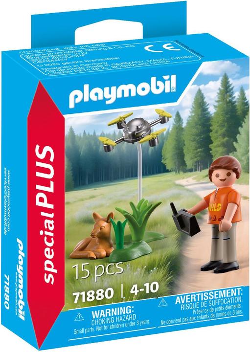 Actual product image Playmobil 71880 Rehkitz-Rettung mit Drohne (71880)