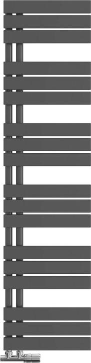 Produktbild Emke Badheizkörper Handtuchhalter Handtuchwärmer 160x40cm Schwarz 684w (684 W)