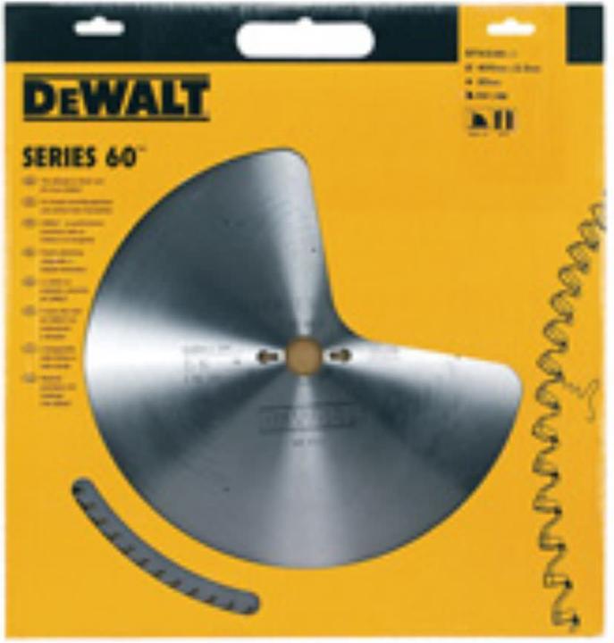 Actual product image DeWalt EXTREME ® Stationary Circular Saw Blade DT4322llerinsert and cross cuts