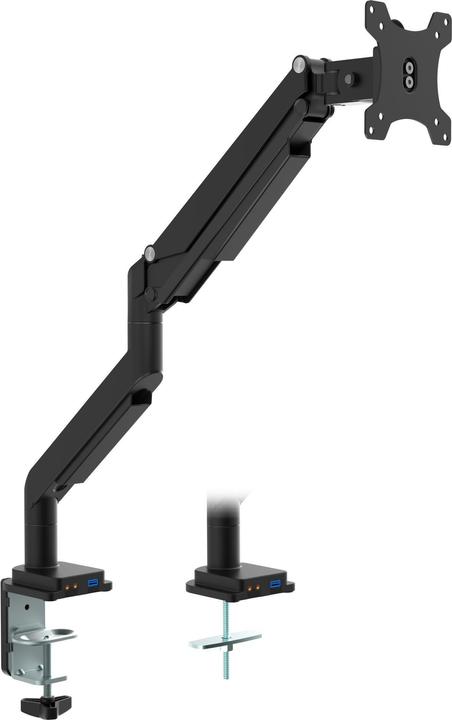 Image du produit InLine Support de table avec élévateur et USB/audio jusqu'à 82cm 32" 9kg (Tables, 17", 9 kg)