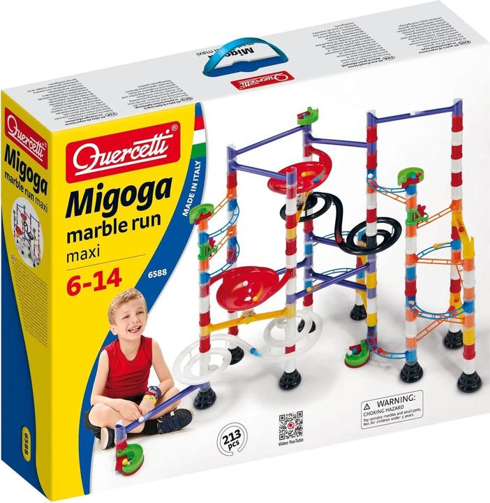 Actual product image Quercetti Migoga Marble Run Maxi (215 pcs)