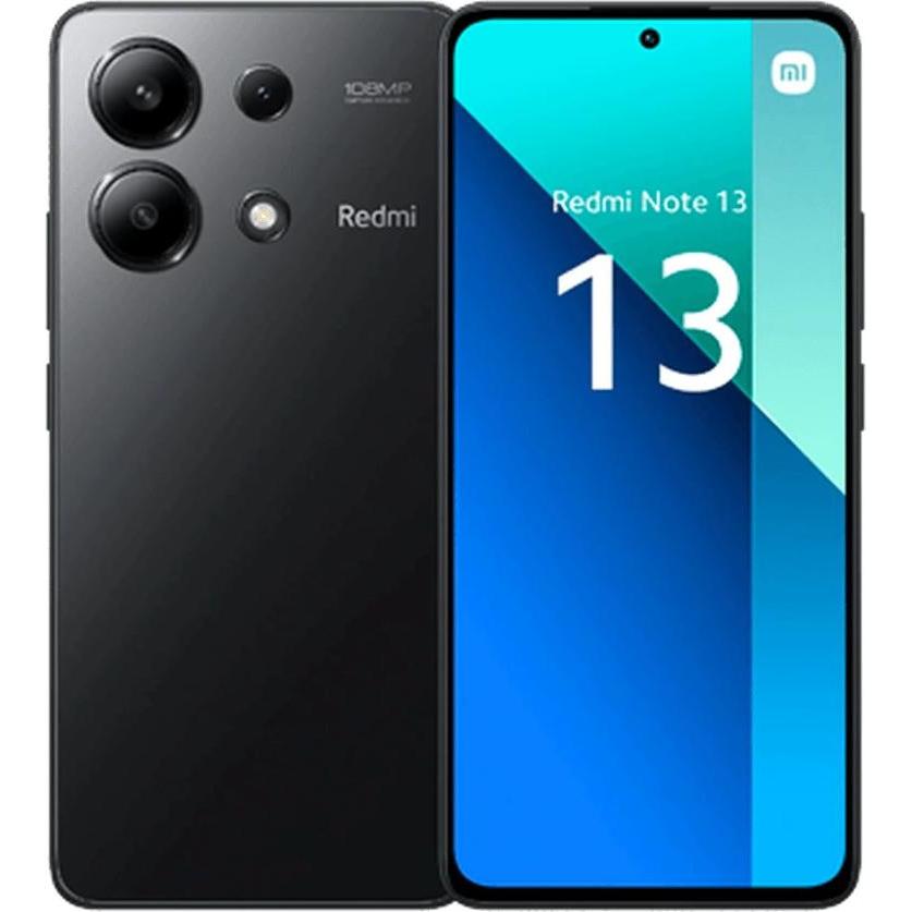 Xiaomi Redmi Note 13 (128 GB, Schwarz, 6.67", Dual SIM, 4G), Smartphone, Schwarz
