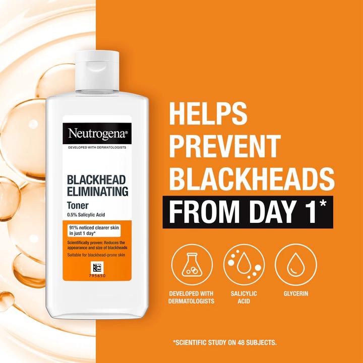 Actual product image Neutrogena Blackhead Eliminating Toner (Face toner, 200 ml)