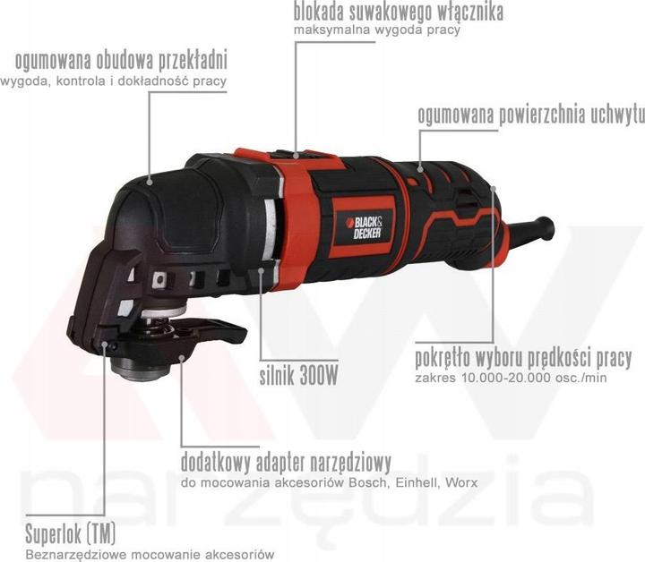 Actual product image Black & Decker Mt300ka (Multifunctional tool)