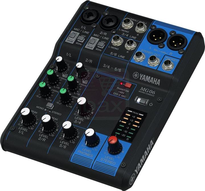 Immagine prodotto Yamaha Console di missaggio MG06 (Mixer da studio e live)