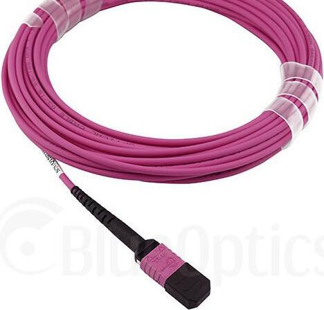 Produktbild BlueOptics EMC CBL-MPO12-4LC-OM4-20M kompatibles MPO-4xLC OM4 Patchkabel 20 Meter (20 m)