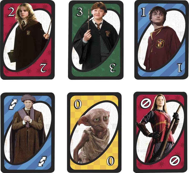 Produktbild Mattel Games Uno Harry Potter (Deutsch, Englisch, 2 - 10 Spieler)