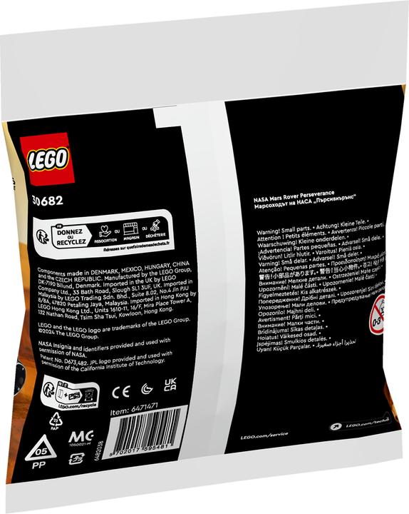 Actual product image LEGO NASA Mars Rover Perseverance (30682, LEGO Technic)