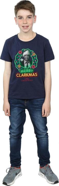 Actual product image National Lampoon´s Vacation Boys Greyscale Clarkmas T-Shirt (116)