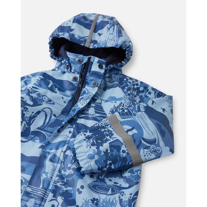 Actual product image Reima Koski Denim lined rain jacket (92)