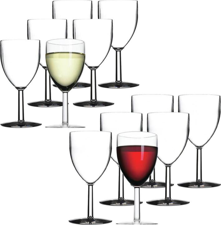 Immagine prodotto Mepal Bicchieri da vino (20 cl, 12 Occhiali, Set di bicchieri da vino)