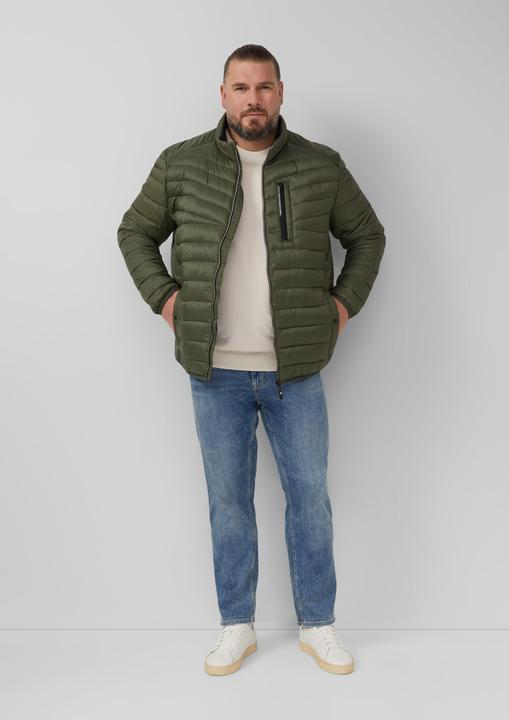 Produktbild S.Oliver Outdoor-Jacke Leichte Steppjacke mit sportiven Kontrastdetails | 360° Circular Vision (5XL)