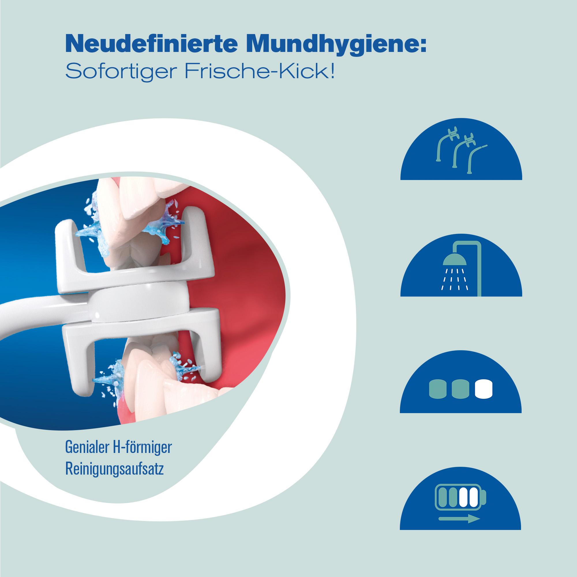 Thumbnail - MediaShop, Zubehör Zahnpflege, Reinigungsaufsätze 2 Stk (Mundduschenaufsätze)