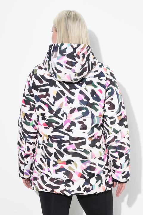 Produktbild Ulla Popken HYPRAR Steppjacke, wasserabweisend, Kapuze, recycelt (62)
