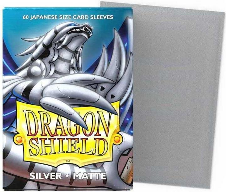 Immagine prodotto Arcane Tinman ART11108 - Opaco - Argento Formato Giapponese(60), Copertina protettiva per carte di credito