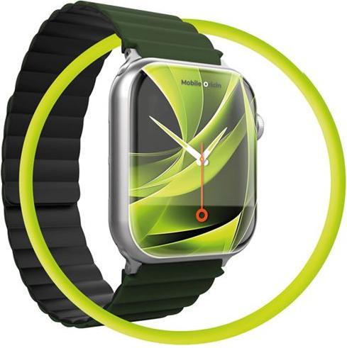 Actual product image Mobile Origin Magnetic Watch Strap II green/black - Apple Watch 49mm/46mm/45mm/44mm