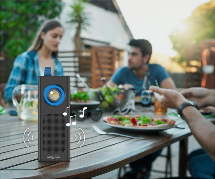 Actual product image Ansmann WL500R Work Light with COB LED and Speaker (500 lm)
