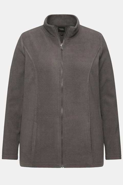 Actual product image Ulla Popken Modular Fleece Zip Front Jacket (50, 52)