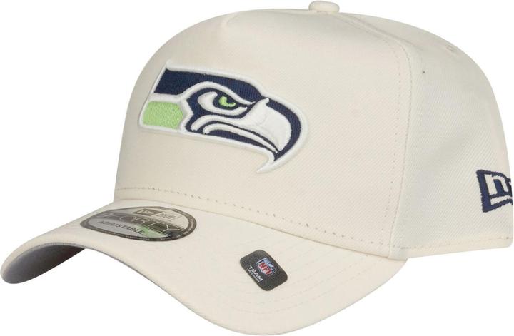 Actual product image New Era 9Forty A-Frame Cap - Seattle Seahawks chrome beige