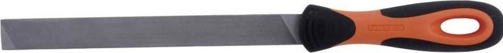 Actual product image Bahco ERGO mill saw file with 2-component handle and a round edge, bastard cut 150 mm (Slash 1, 150 mm)
