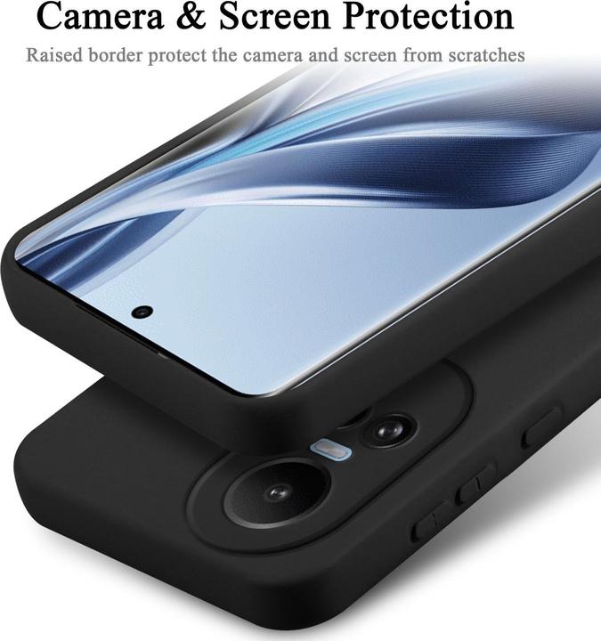 Actual product image Cadorabo Case for OPPO Reno 10 5G / 10 Pro 5G TPU in liquid protection silicone design (Realme 10S 5G)