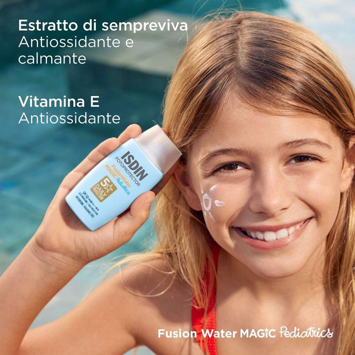 Actual product image Isdin Fusion Water SPF50 (Suntan cream, SPF 50, 50 ml)
