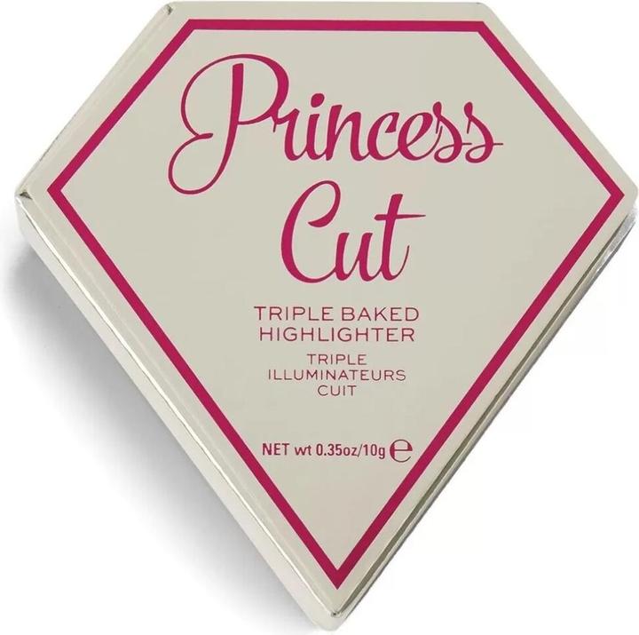 Produktbild Makeup Revolution I Heart Revolution Dreifach gebackener Highlighter Princess Cut 10g (Highlighter)
