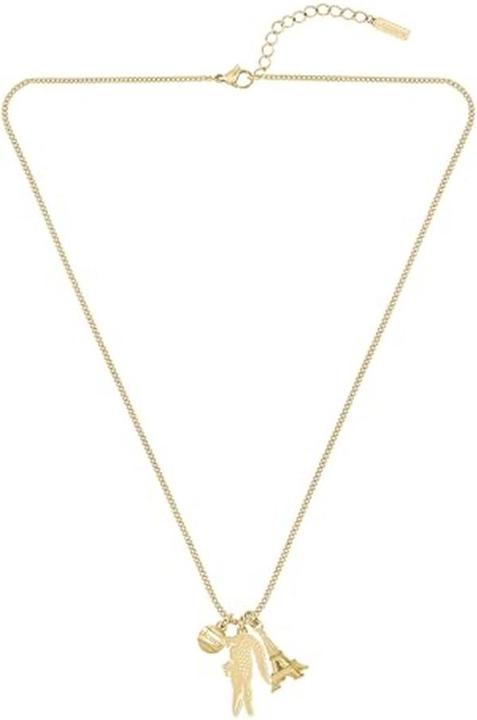 Actual product image Lacoste - Women's gold-plated steel necklace Umpire 2040454 (Stainless steel)