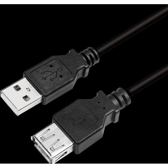 LogiLink CU0012B (5 m, USB 2.0), USB Kabel