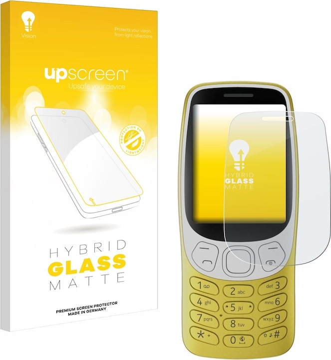 Image du produit upscreen Verre de protection Film de protection en verre Film de protection d'écran mat (1 pièce(s), Nokia 3210)