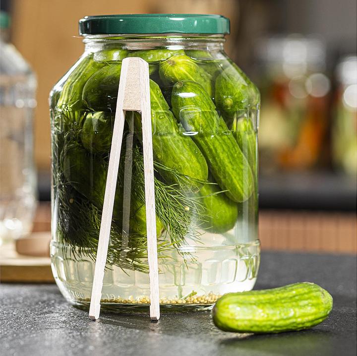 Actual product image Childhome HI Cucumber jar with tongs 2650ml (6 pcs., 2.65 l)