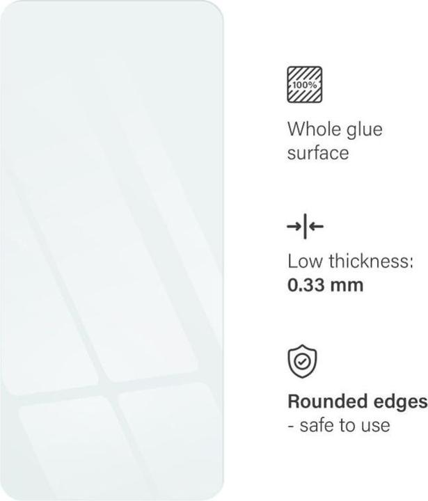 Actual product image Tempered Glass For Samsung Galaxy S22 (9H, 0.33mm) Blister (1 pcs., Samsung Galaxy S22)