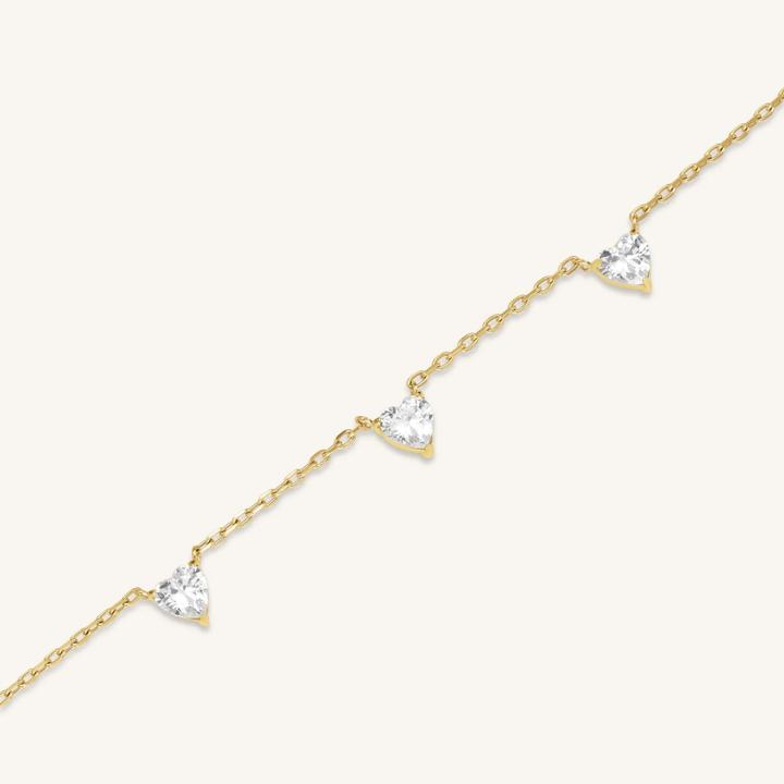 Image du produit Rosefield Halskette (Acier inoxydable 316L plaqué or jaune 14 carats)