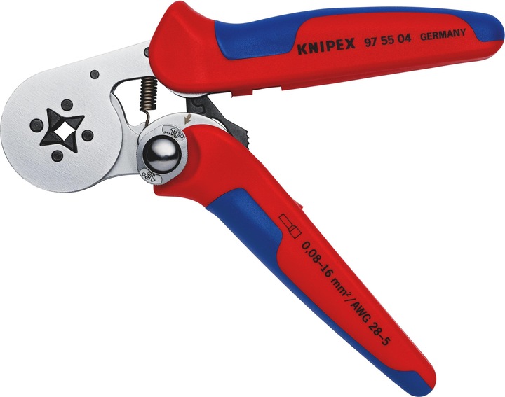 Image du produit Knipex Pince à sertir auto-ajustable pour embouts de câble (180 mm)