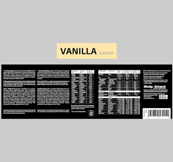 Produktbild Body Attack Extreme Whey Deluxe (2300 g, 1 x, Vanille)