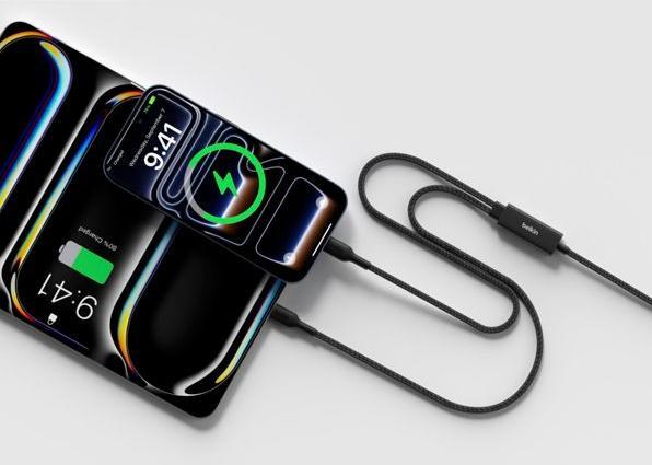 Image du produit Belkin BOOSTCHARGE Pro 140W 1,5m USB-C Kabel schw. CAC004hq1.5MBK (1.50 m, USB 2.0, 140 W)