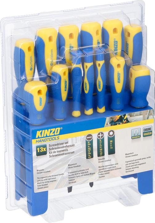 Actual product image Kinzo Zestaw 13 śrubokrętów / wkrętaków renomowanej firmy (Port)
