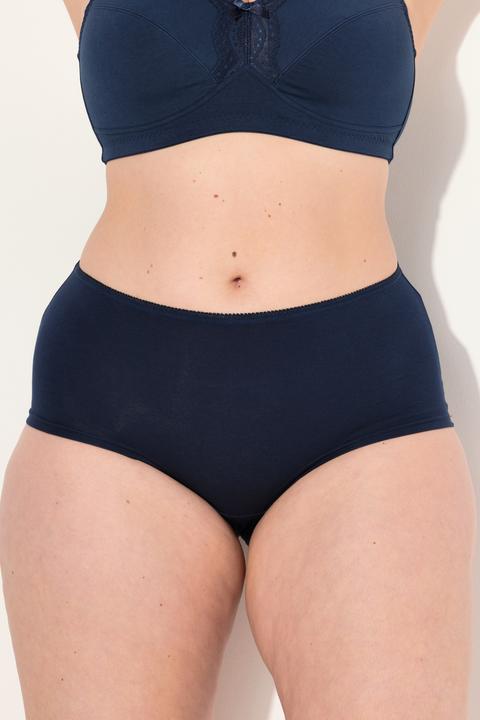 Actual product image Ulla Popken 3 Pack Lace Panel Hipster Panties (60, pack of 3)