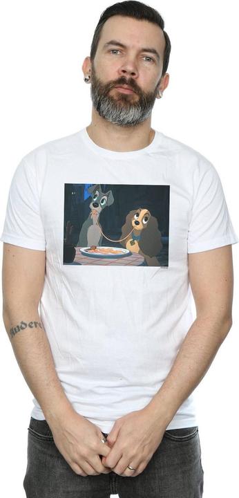 Image du produit Disney - T-shirt LADY AND THE TRAMP SPAGHETTI SLURP - Homme (XL)