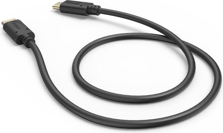 Actual product image Hama Charging cable, USB-C - USB-C, 0.5 m, black (0.50 m, USB 2.0, 60 W)