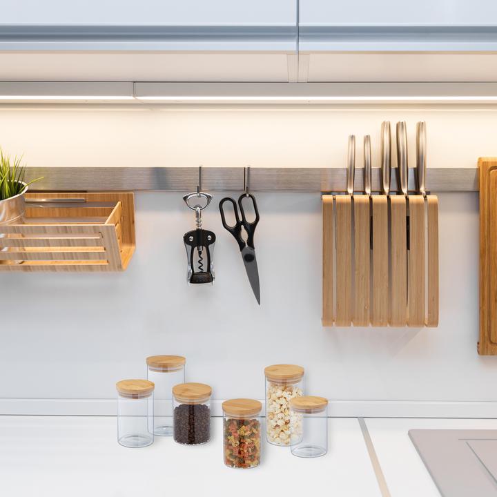 Produktbild Relaxdays 6x Vorratsglas (1 l)