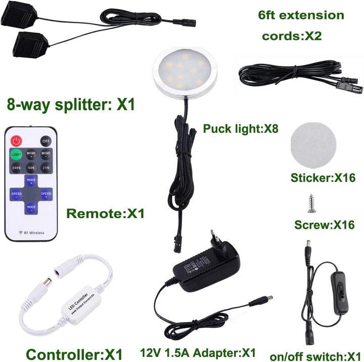 Immagine prodotto Aiboo Luci LED per armadietti