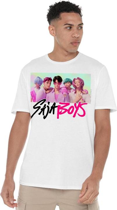 Immagine prodotto K-Pop Demon Hunters Erwachsene Saja Boys FotorahmenTShirt (XL)