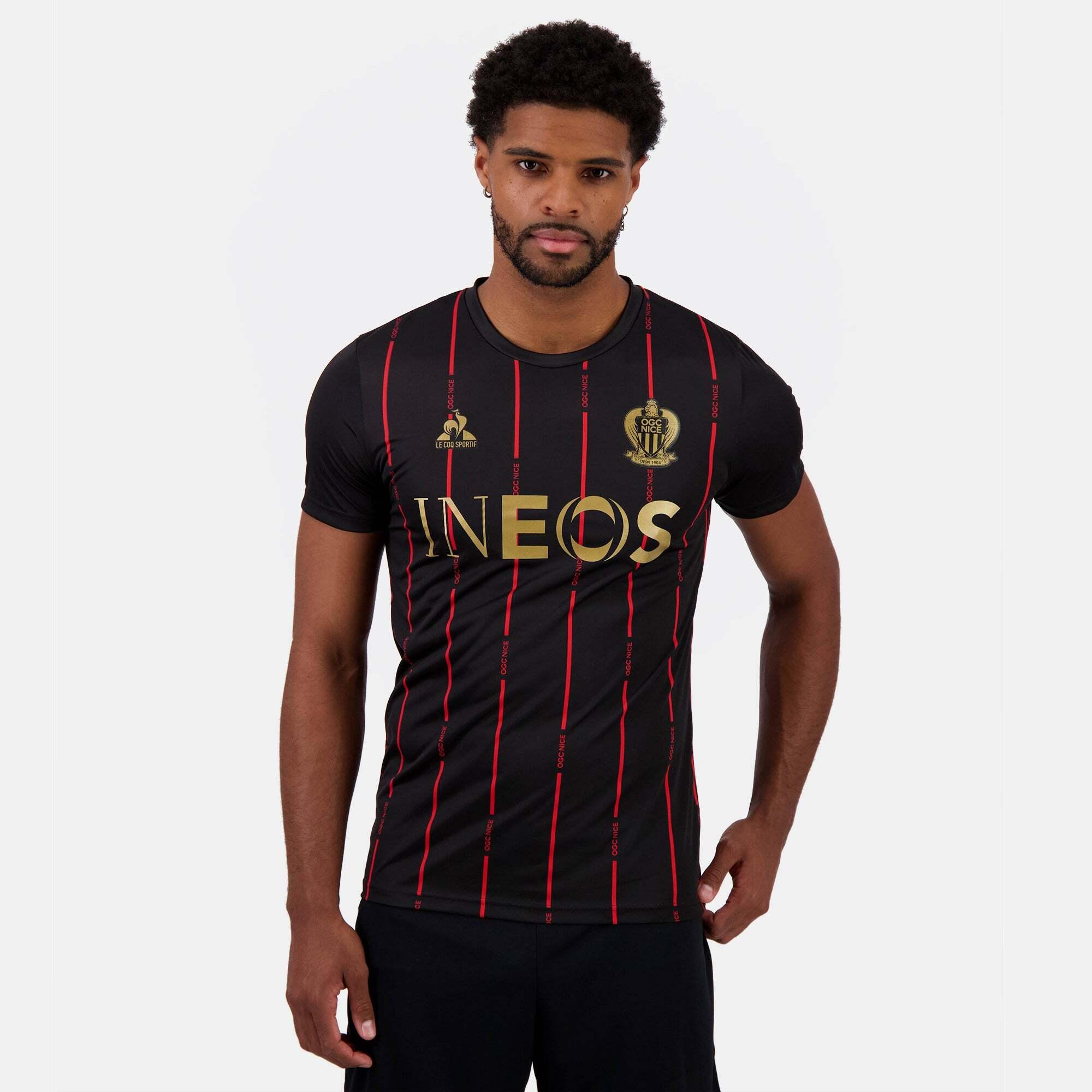 Thumbnail - Le Coq Sportif, Herren, Fussballtrikot, Trikot OGC Nice 2024/2025 (L), Schwarz, L