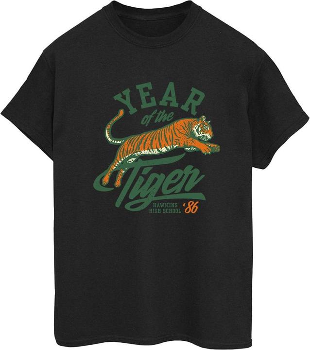 Immagine prodotto Netflix Stranger Things Hawkins Year of The Tiger 86 Maglietta Ampia Donna (M)