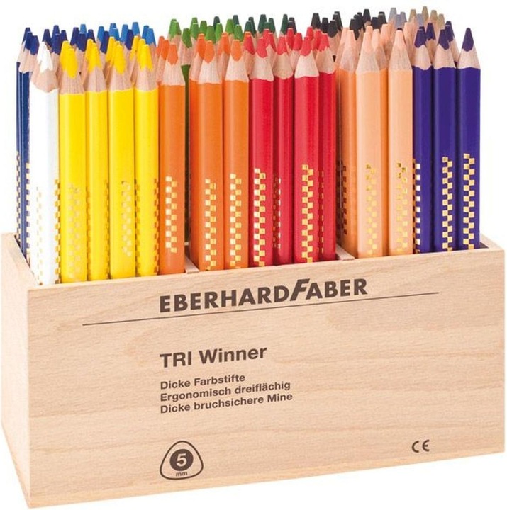 Produktbild EberhardFaber Buntstifte TRI WINNER (Mehrfarbig, 114 x)